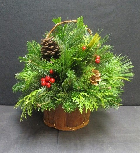 Bark Basket Arrangement - Arrangements