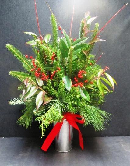 Christmas In A Can Arrangement - Arrangements