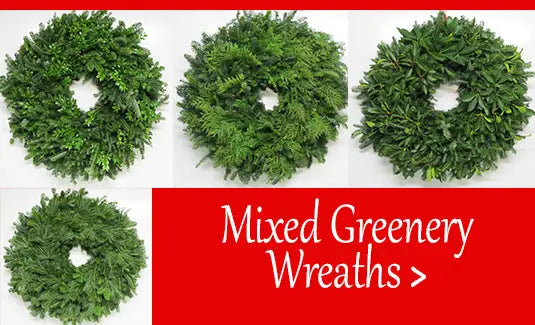 Mixed Greenery Wreaths