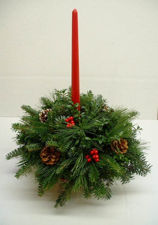 Centerpiece in a Basket 14"