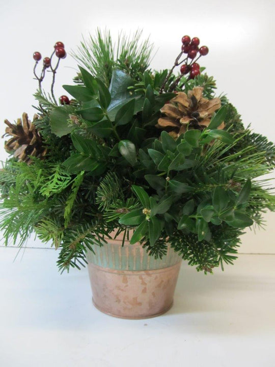 Copper Pot Arrangement