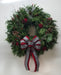 Gingham Christmas Woodland Wreath - Decorated Wreath