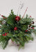 Red Christmas Tree Tin Arrangement - Arrangements