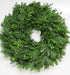 Single Face Fraser Fir White Pine & Boxwood Wreath - Mixed 