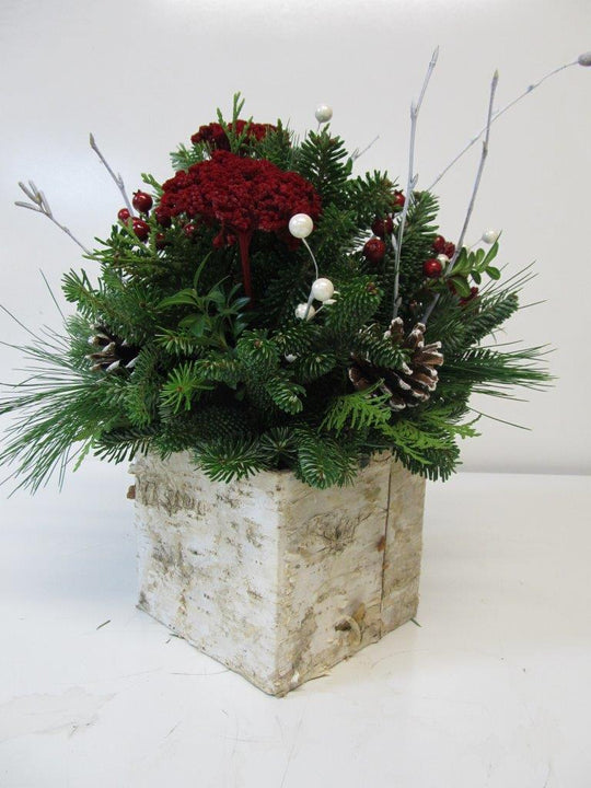 White Christmas Square Arrangement